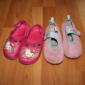 Toys R Us Girls Sz 10 Clogs Water Shoes Lot of 2
